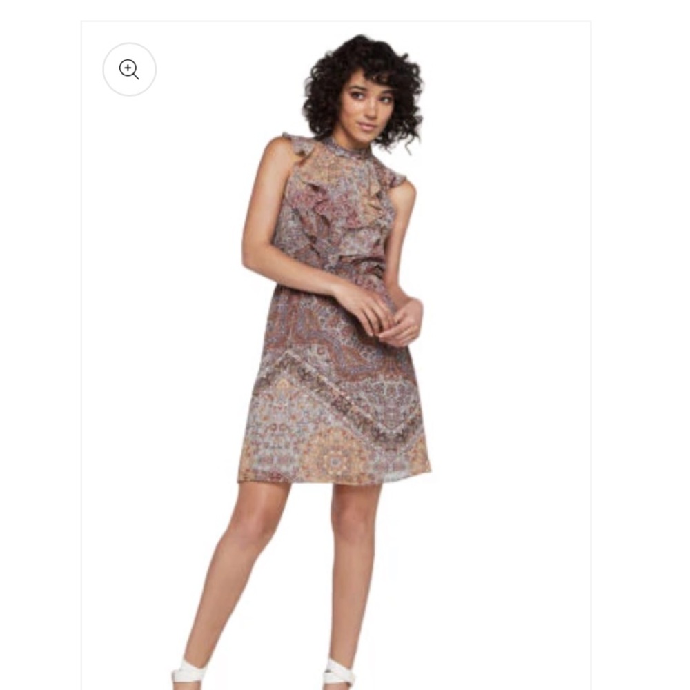 BCBGeneration Paisley Print Mini Dress